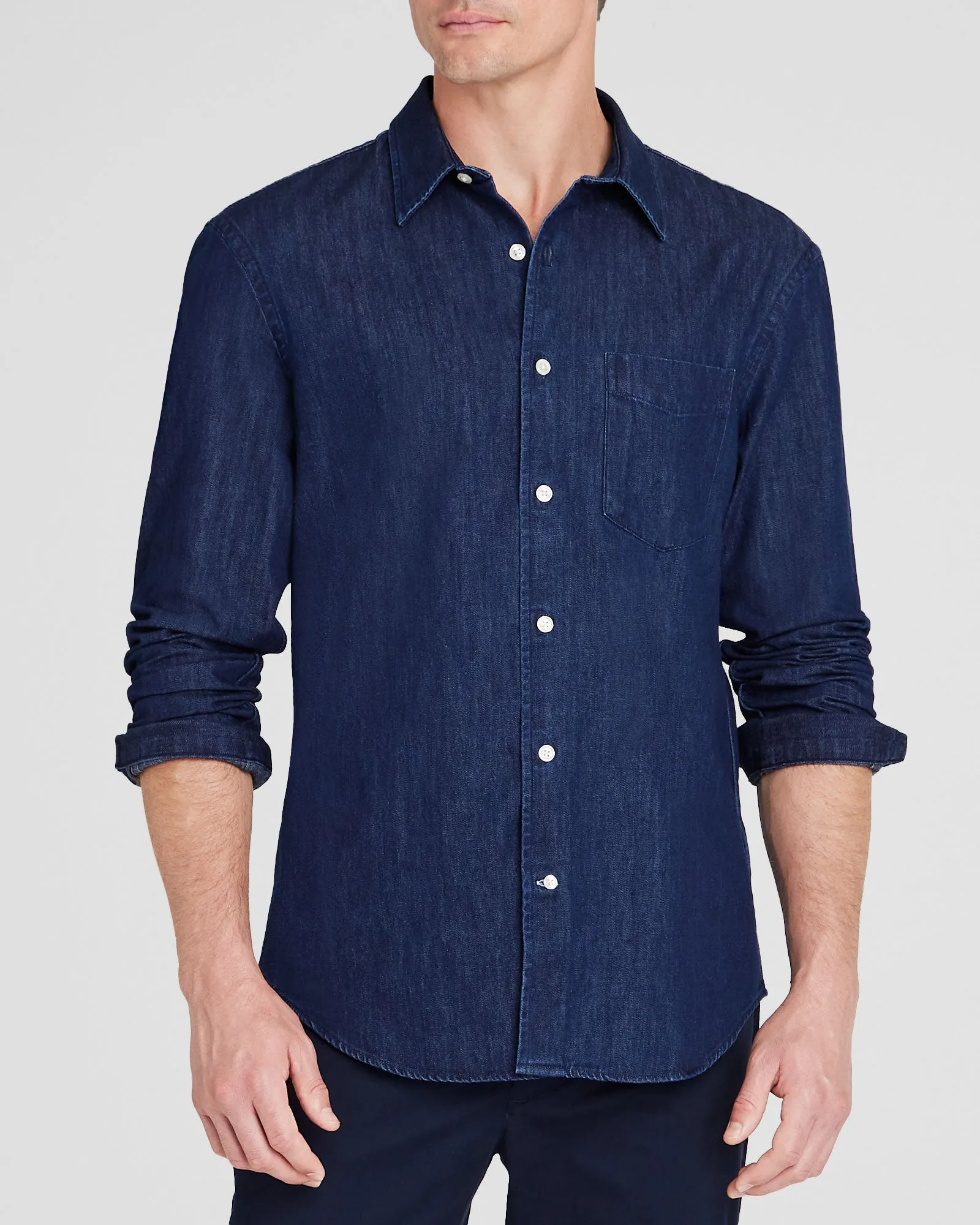Long-Sleeve Denim Shirt sold by Club Monaco