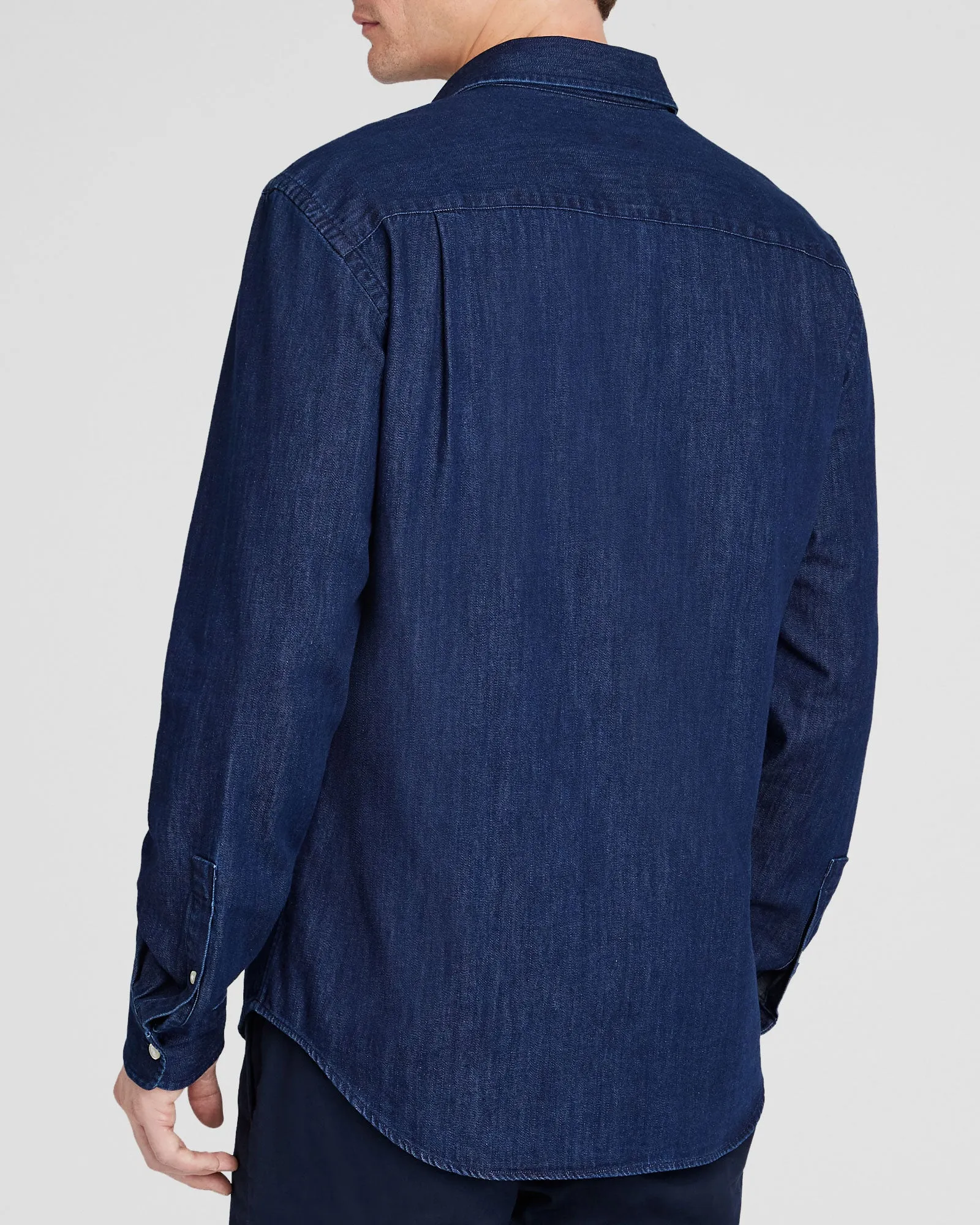 Long-Sleeve Denim Shirt sold by Club Monaco product image thumbnail 3