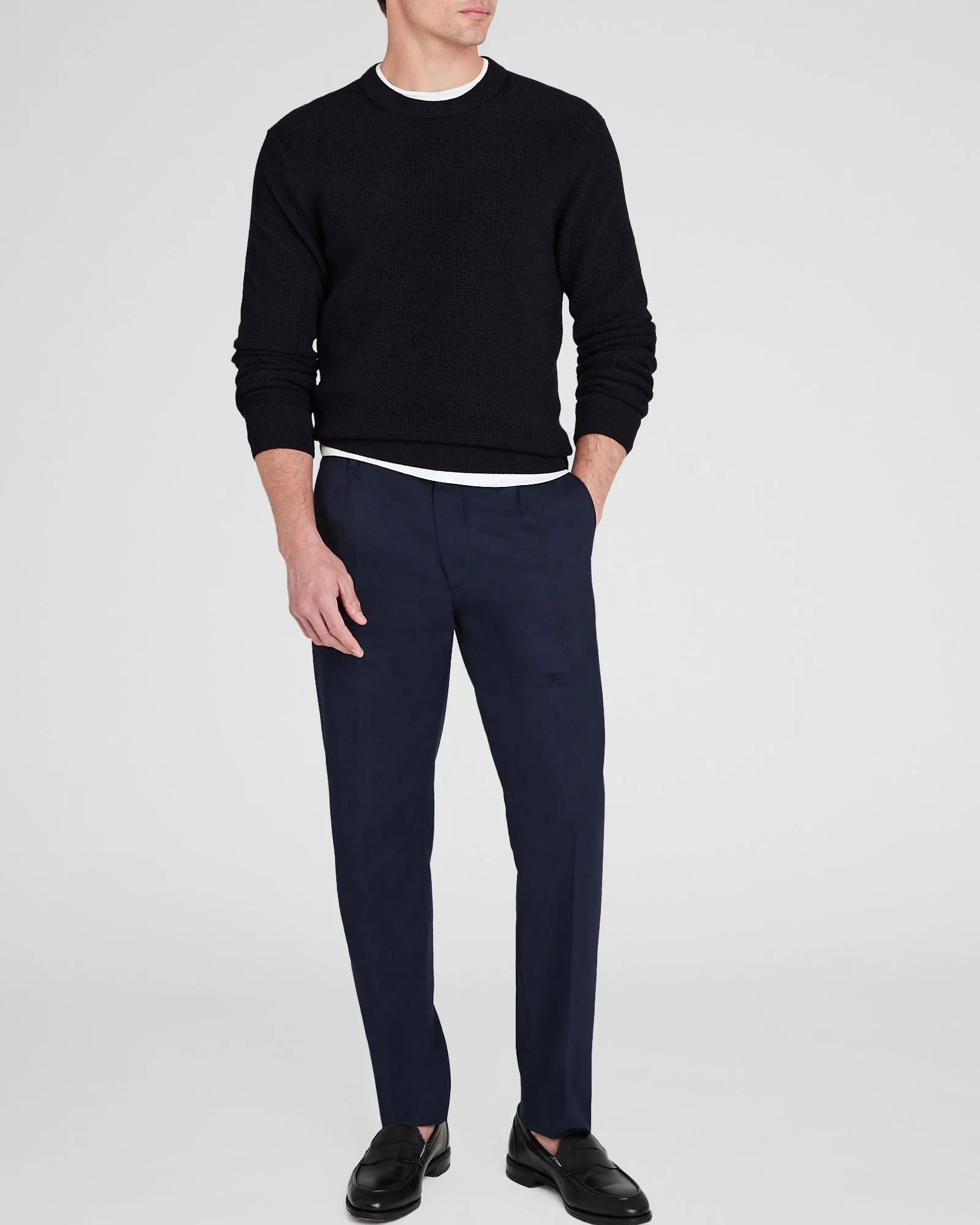 Refined Textured Wool Sweater sold by Club Monaco product image thumbnail 2