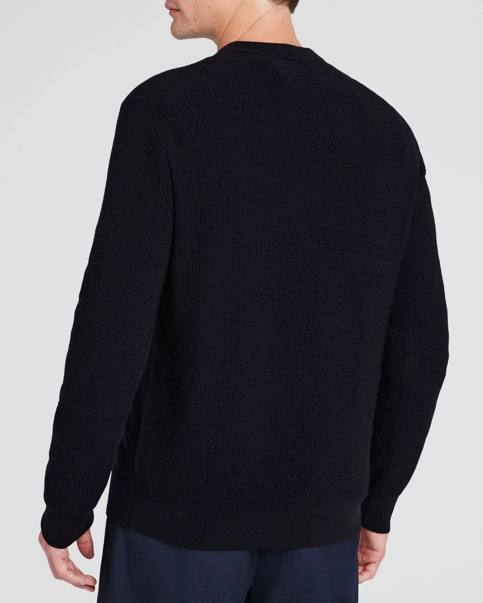 Refined Textured Wool Sweater sold by Club Monaco product image thumbnail 3