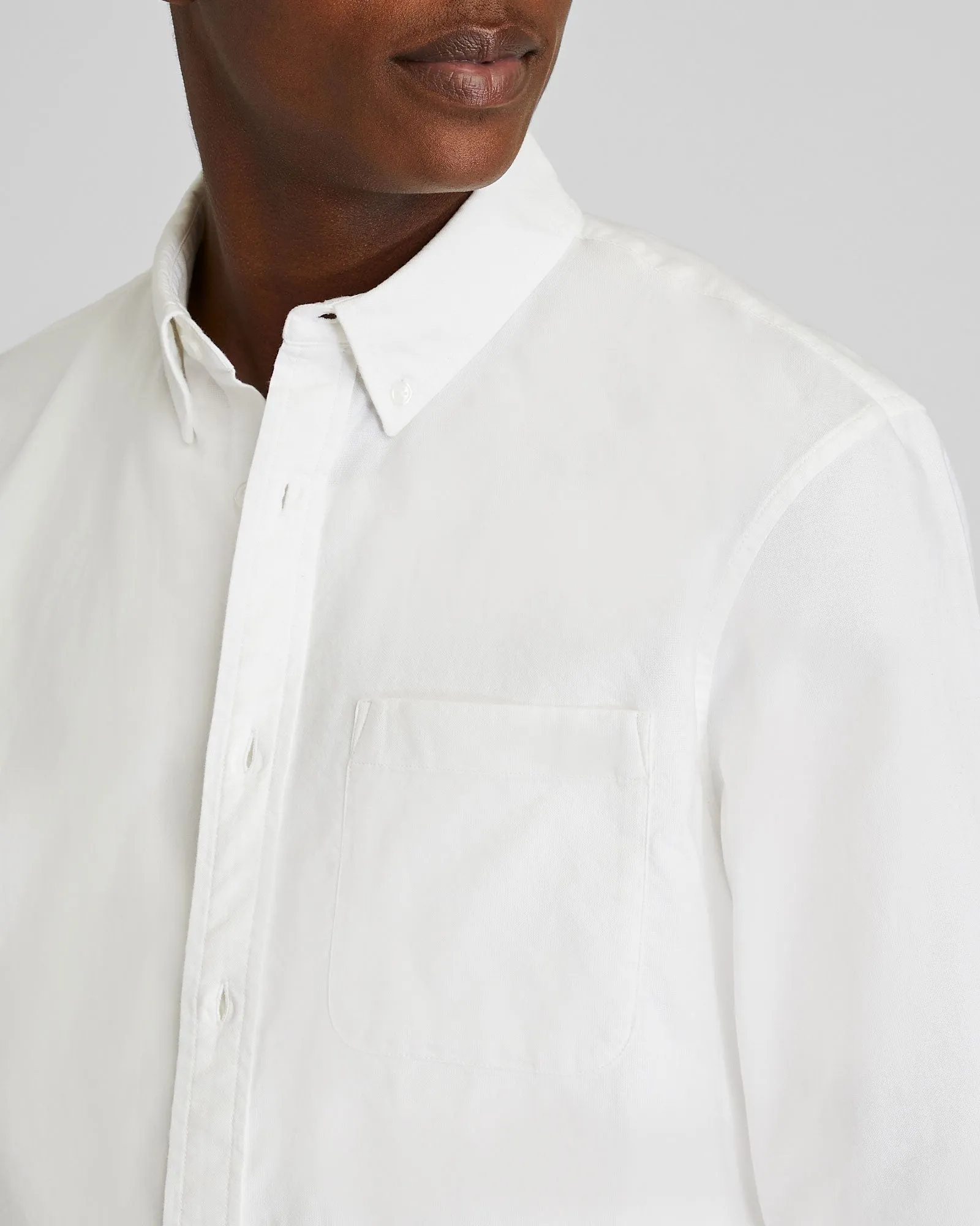 Slim Lightweight Oxford Shirt sold by Club Monaco product image thumbnail 4
