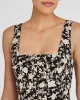 Printed Square-Neck Midi Dress sold by Club Monaco