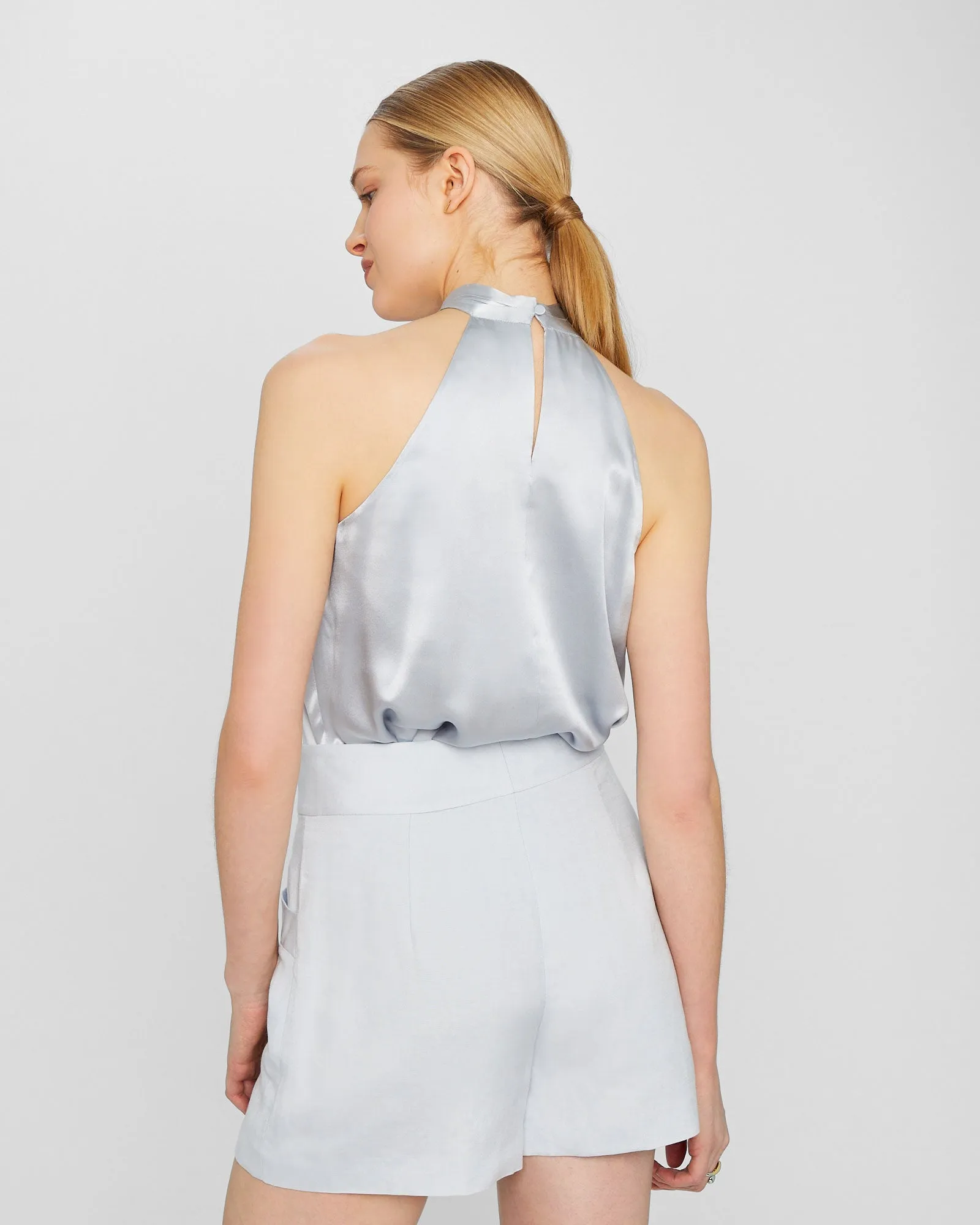 Silk Drape Halter Top sold by Club Monaco product image thumbnail 2