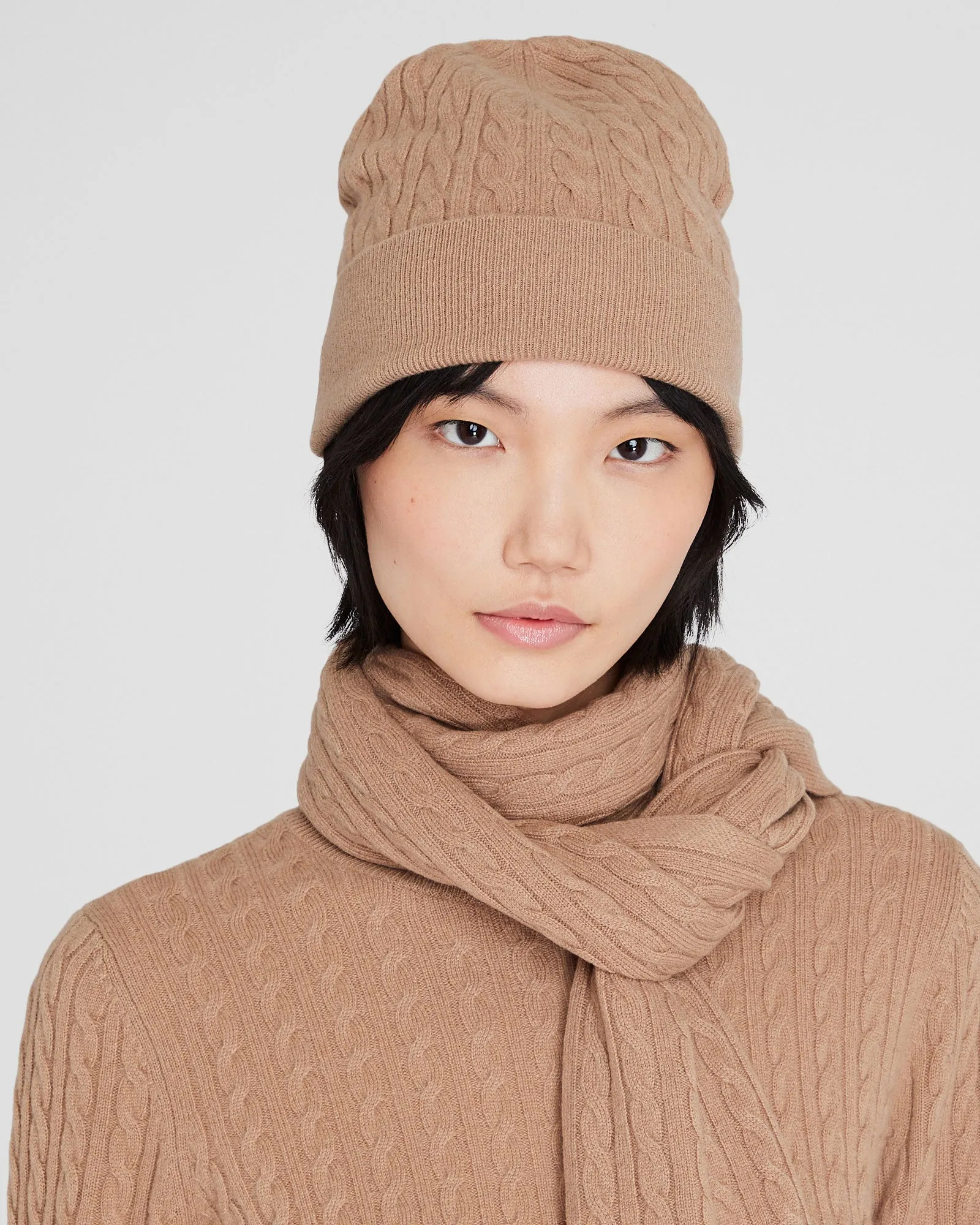 Cable-Knit Cashmere Hat sold by Club Monaco product image thumbnail 2