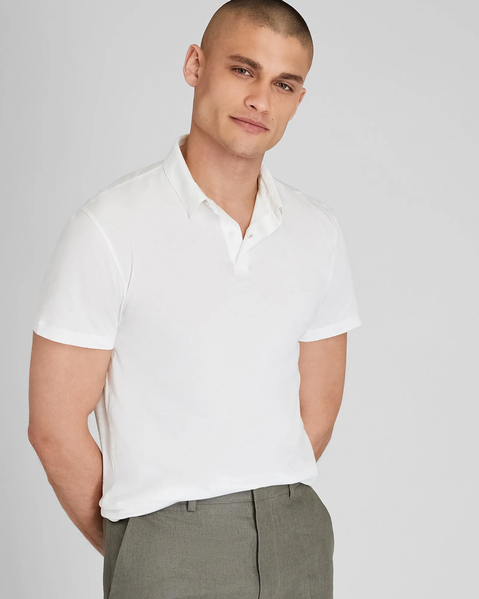 Featherweight Japanese Polo sold by Club Monaco
