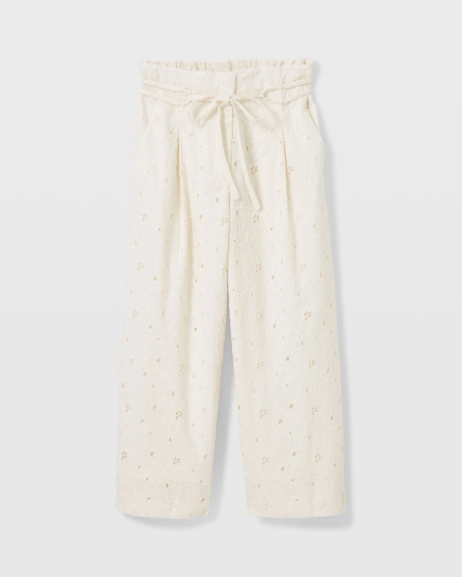 Anreannah Eyelet Wide Leg Pant sold by Club Monaco product image thumbnail 4