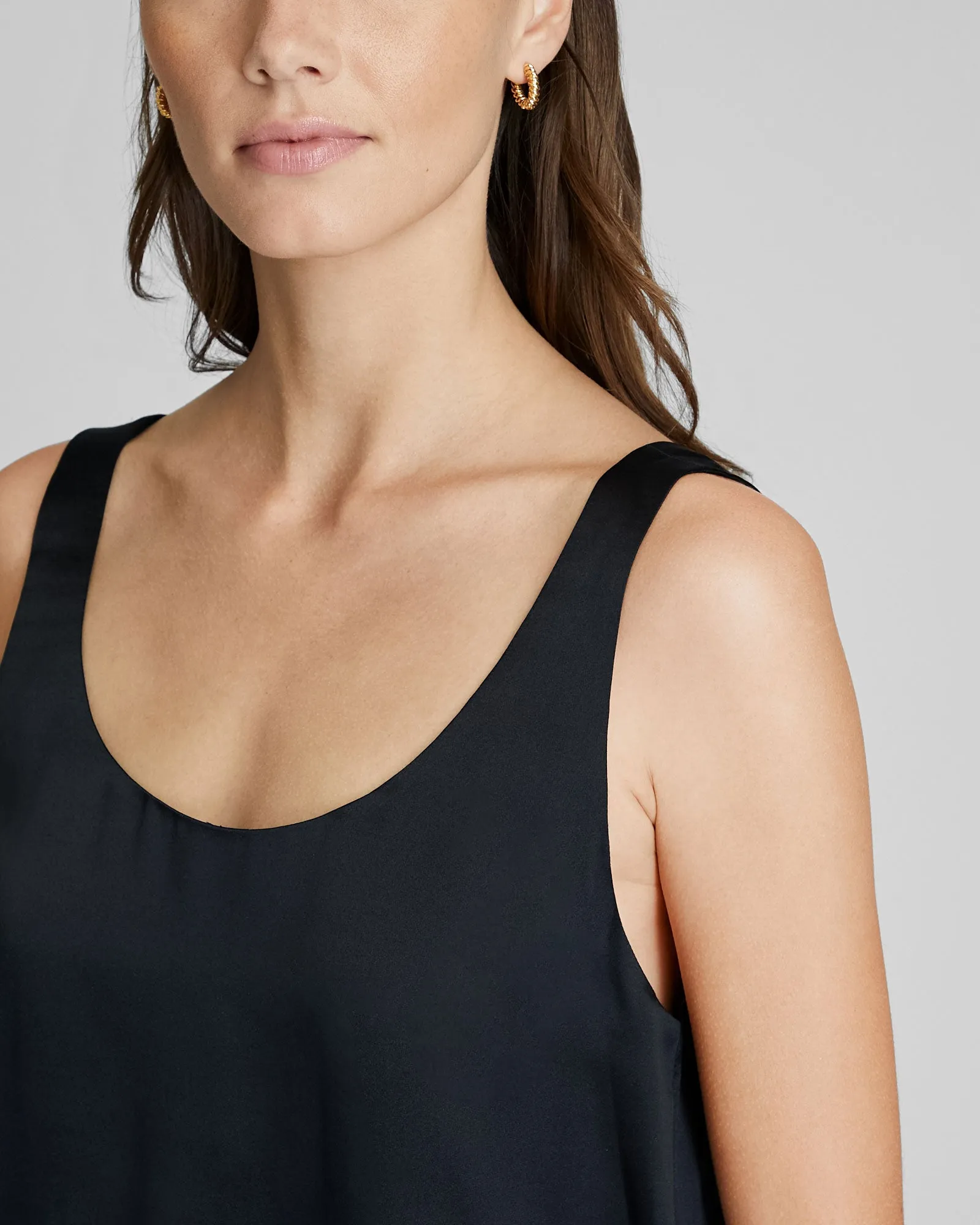 Luxe Silk Scoop Neck Top sold by Club Monaco product image thumbnail 2