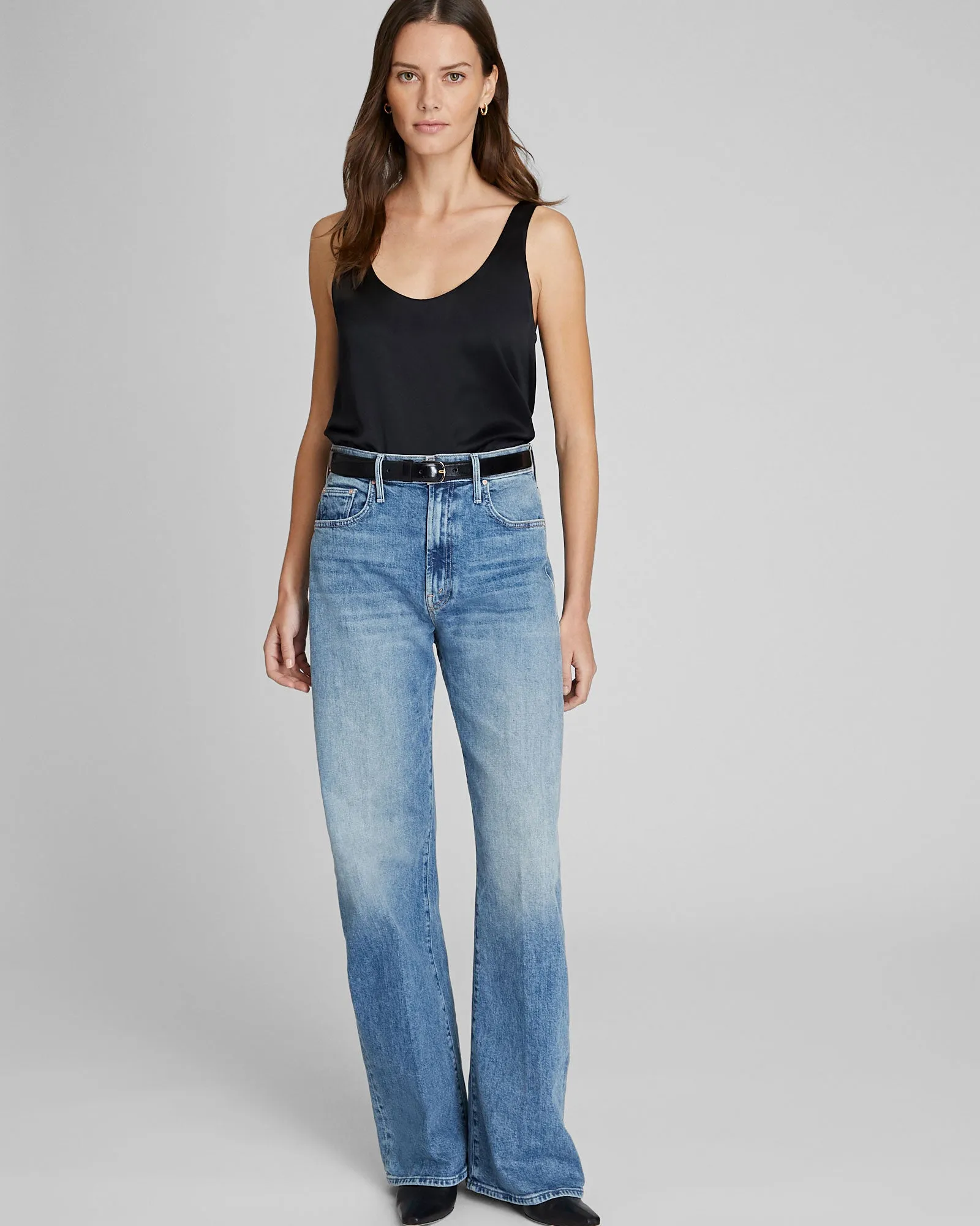 Luxe Silk Scoop Neck Top sold by Club Monaco product image thumbnail 4