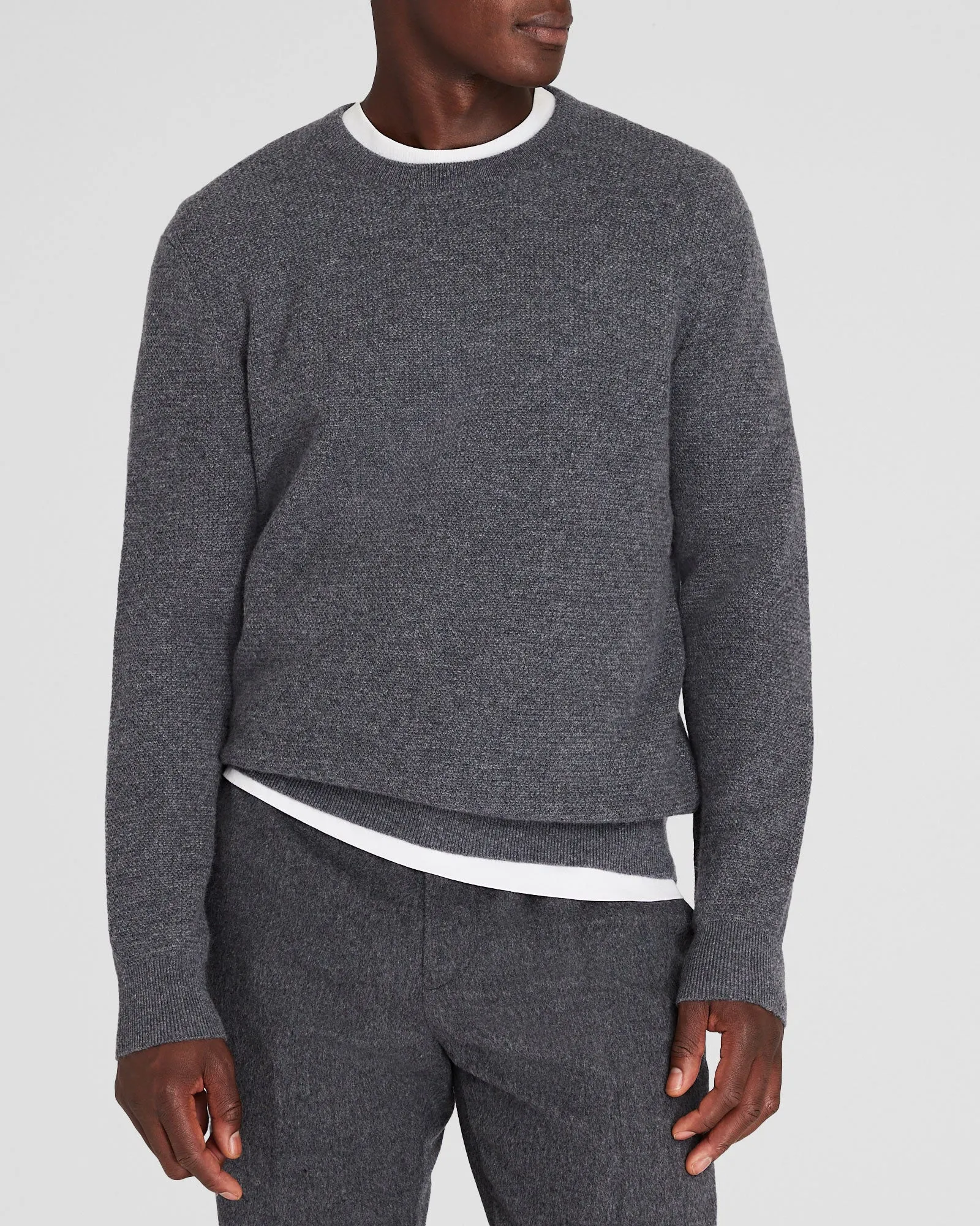 Cashmere Refined Racking Crewneck sold by Club Monaco
