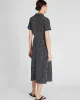 Belted Silk Midi Shirt Dress sold by Club Monaco