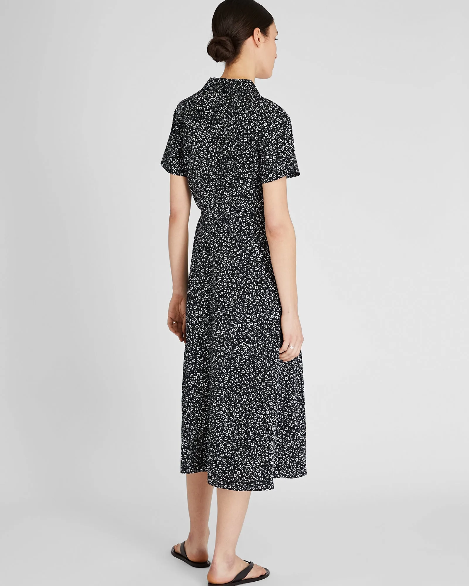 Belted Silk Midi Shirt Dress sold by Club Monaco product image thumbnail 3