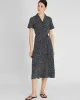 Belted Silk Midi Shirt Dress sold by Club Monaco