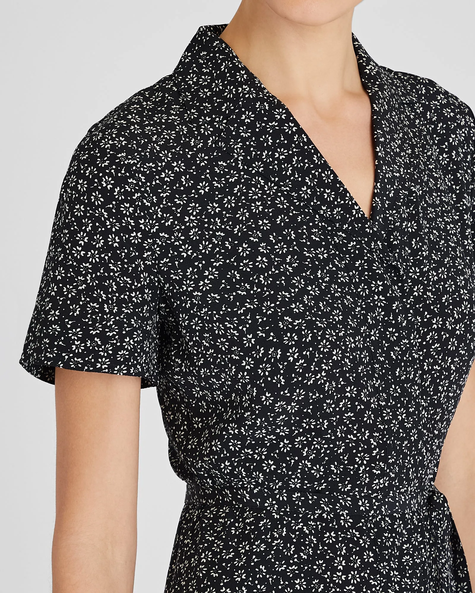 Belted Silk Midi Shirt Dress sold by Club Monaco product image thumbnail 2