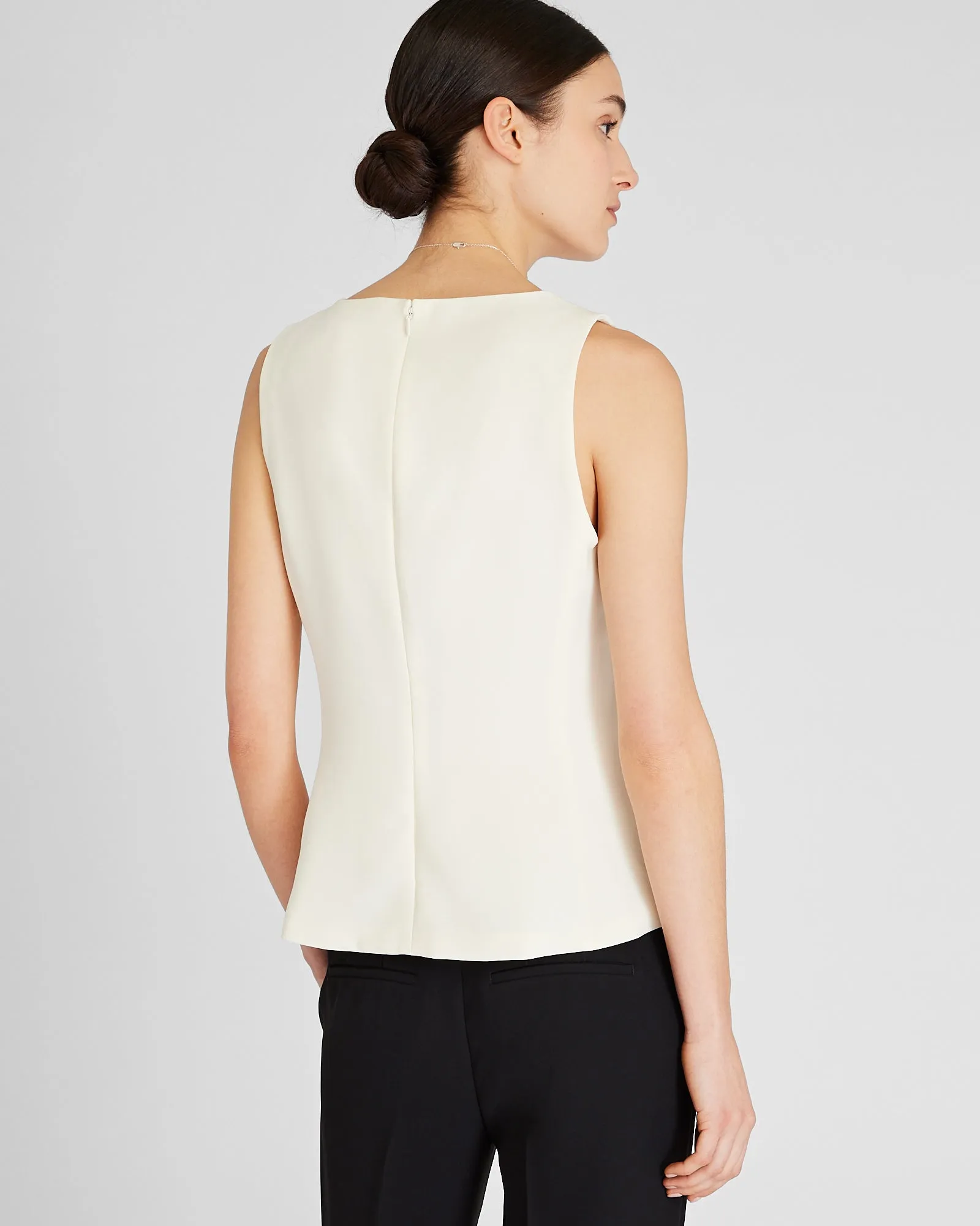 Split Crewneck Crepe Top sold by Club Monaco product image thumbnail 3