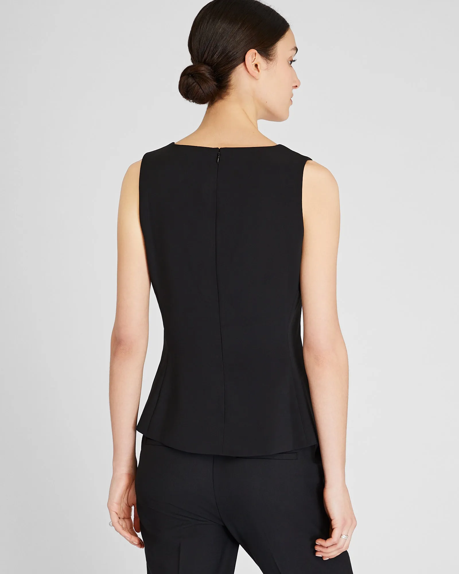 Split Crewneck Crepe Top sold by Club Monaco product image thumbnail 3