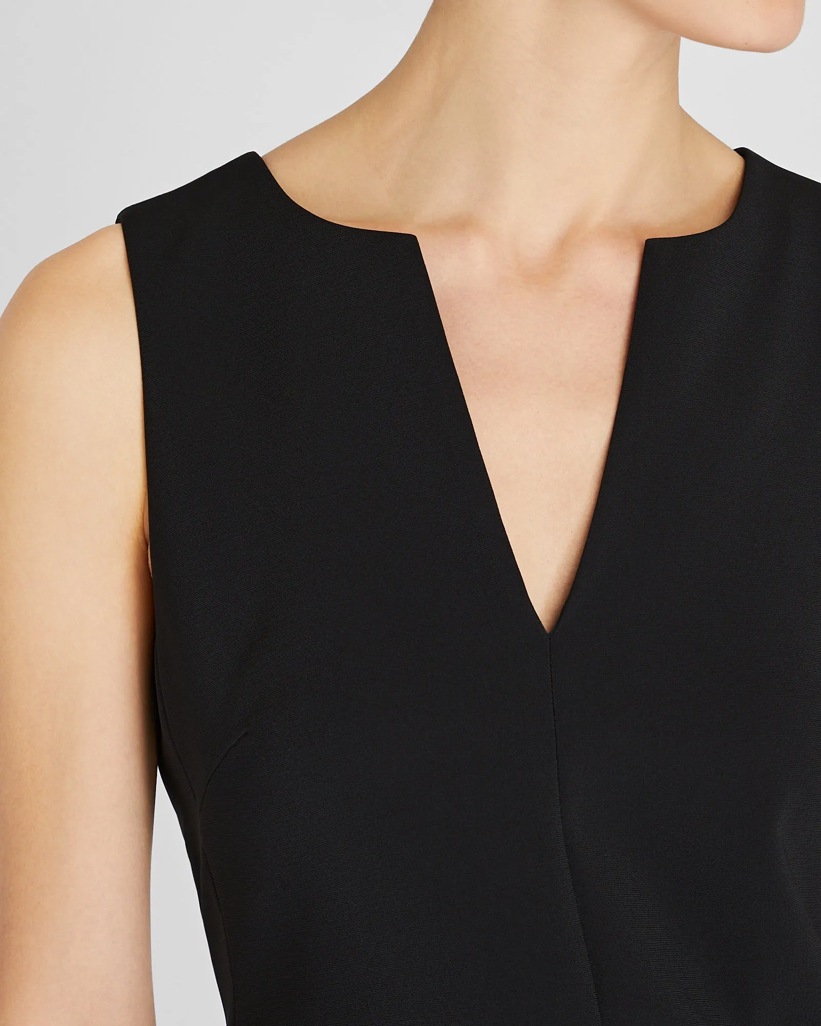 Split Crewneck Crepe Top sold by Club Monaco product image thumbnail 2