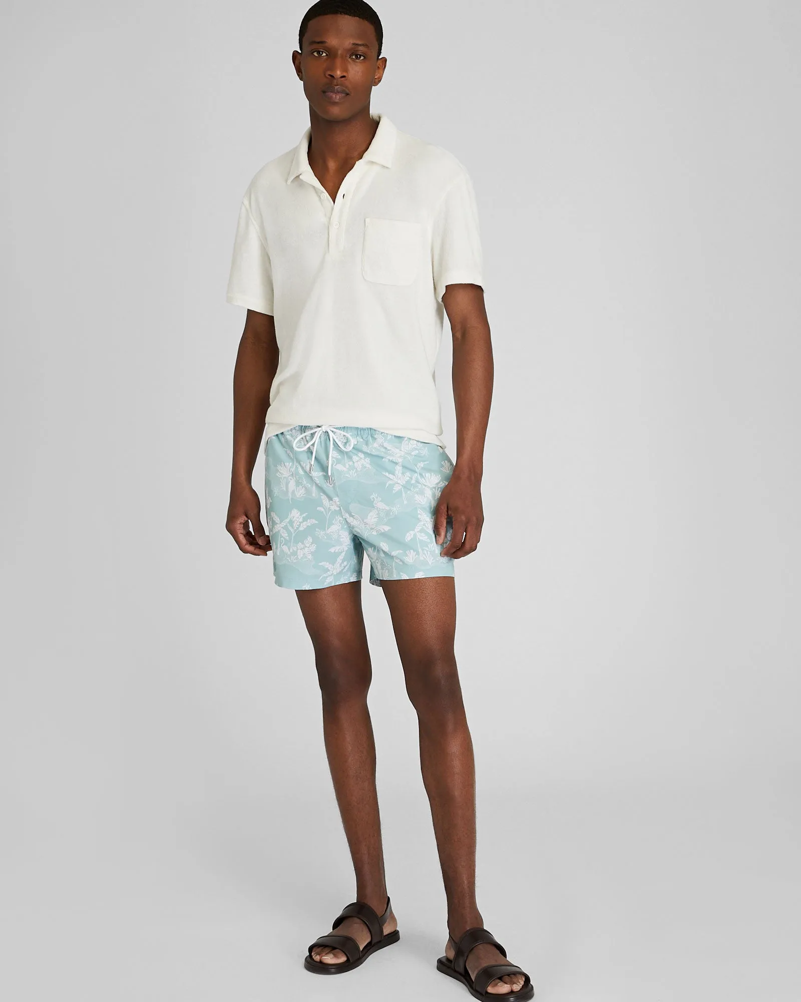 Arlen Jungle Print 4" Swim Trunk sold by Club Monaco product image thumbnail 4
