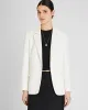Relaxed Single-Breasted Crepe Blazer sold by Club Monaco