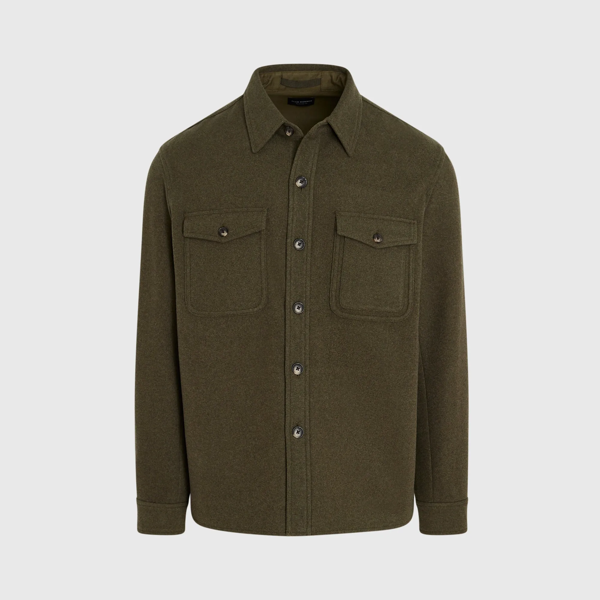Textured Utility Shirt Jacket sold by Club Monaco product image thumbnail 5