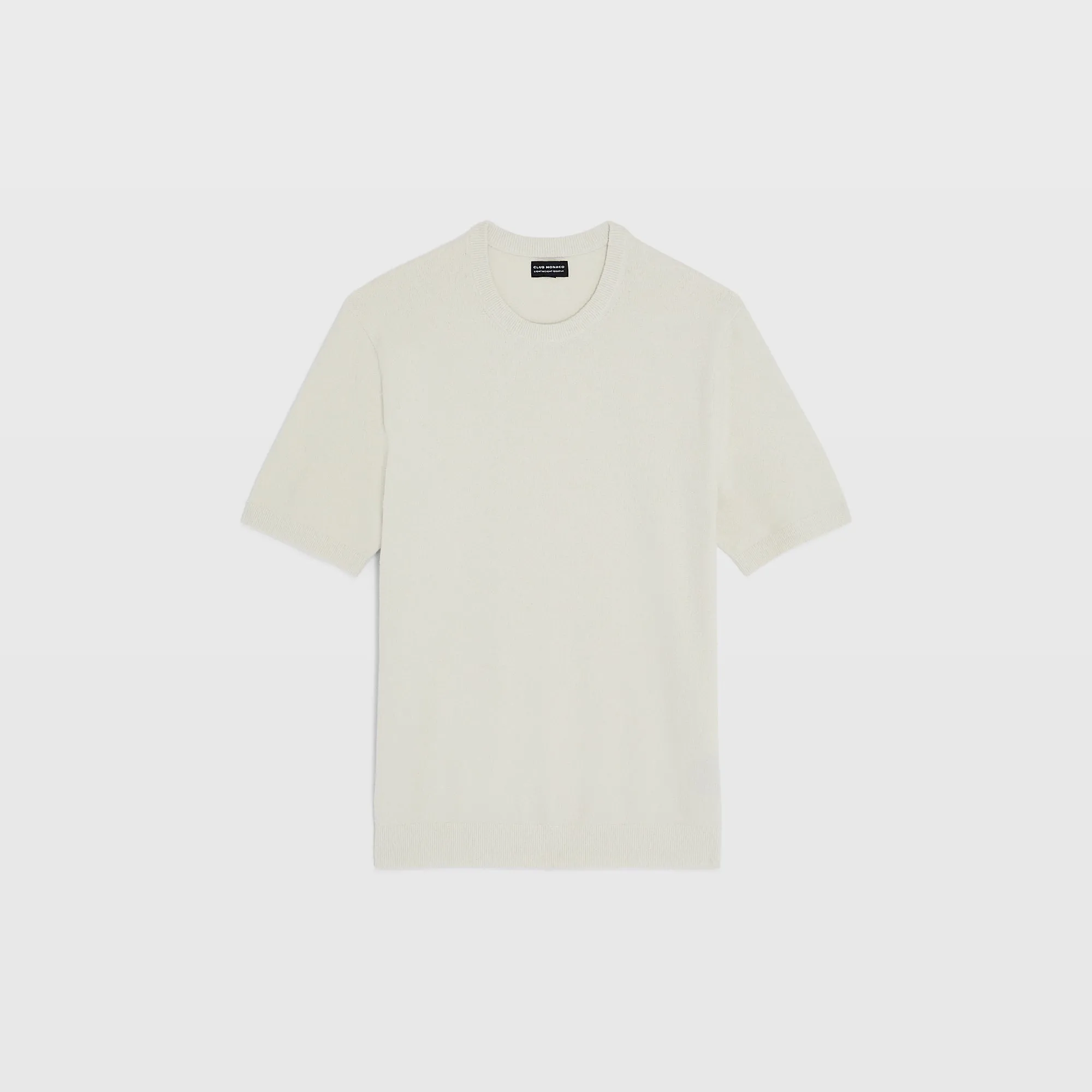 Short Sleeve Micro Bouclé Crew sold by Club Monaco product image thumbnail 5