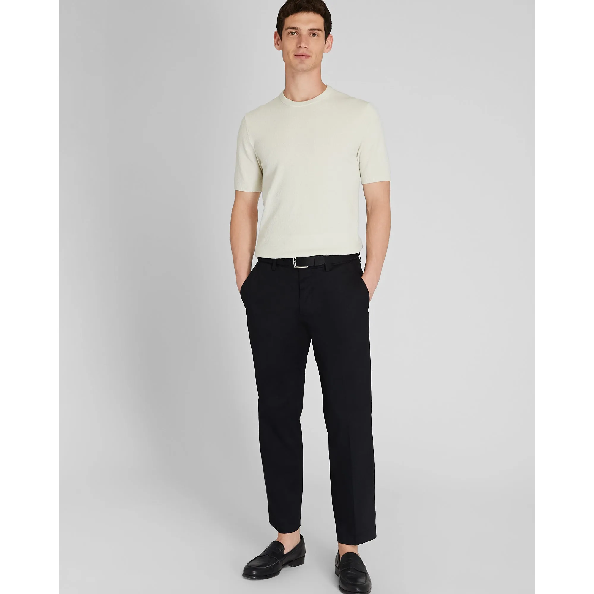 Short Sleeve Micro Bouclé Crew sold by Club Monaco product image thumbnail 2