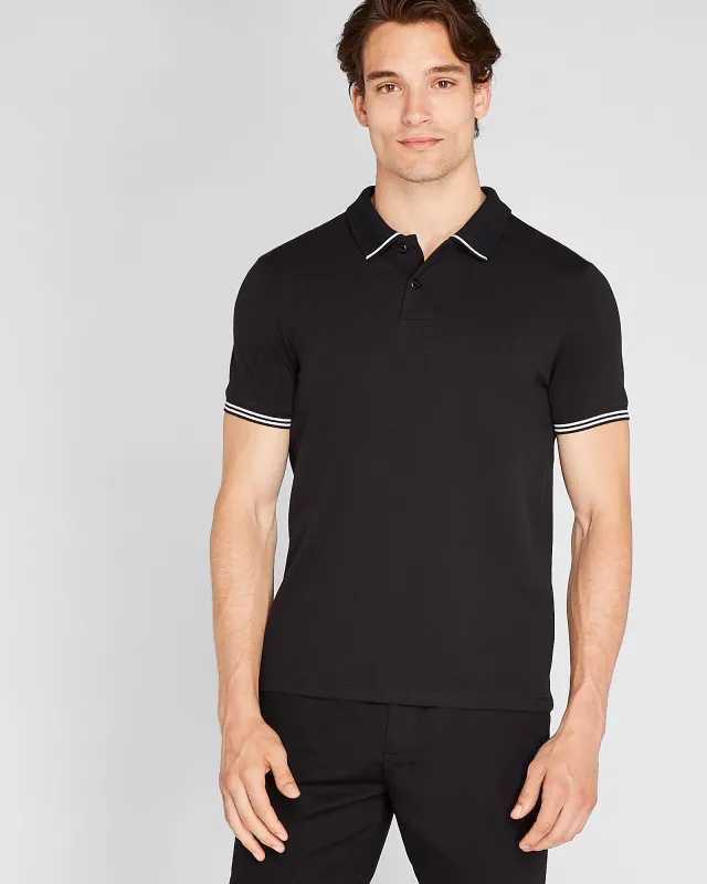 Tipped Collar Polo sold by Club Monaco
