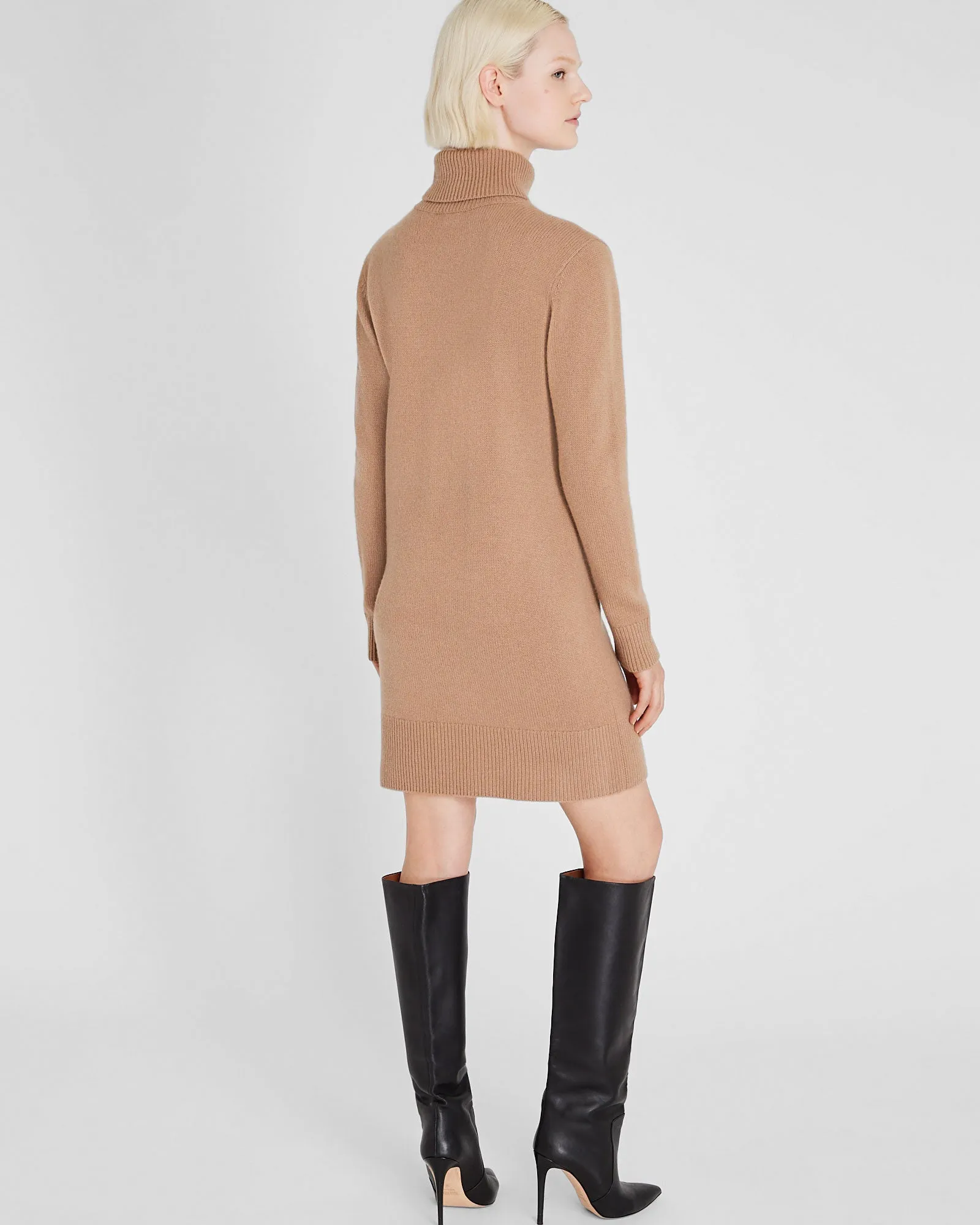 Wool-Cashmere Blend Mini Turtleneck Dress sold by Club Monaco product image thumbnail 3