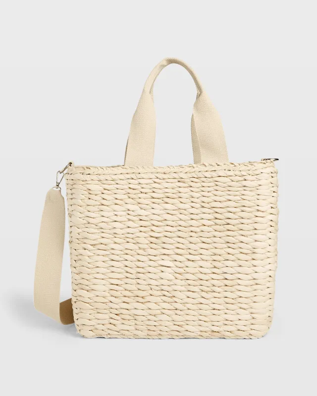Straw Cooler Tote sold by Club Monaco