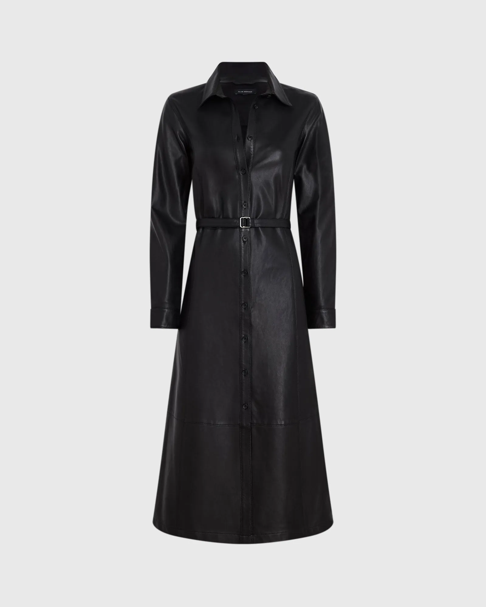 Leather Midi Shirt Dress sold by Club Monaco product image thumbnail 5
