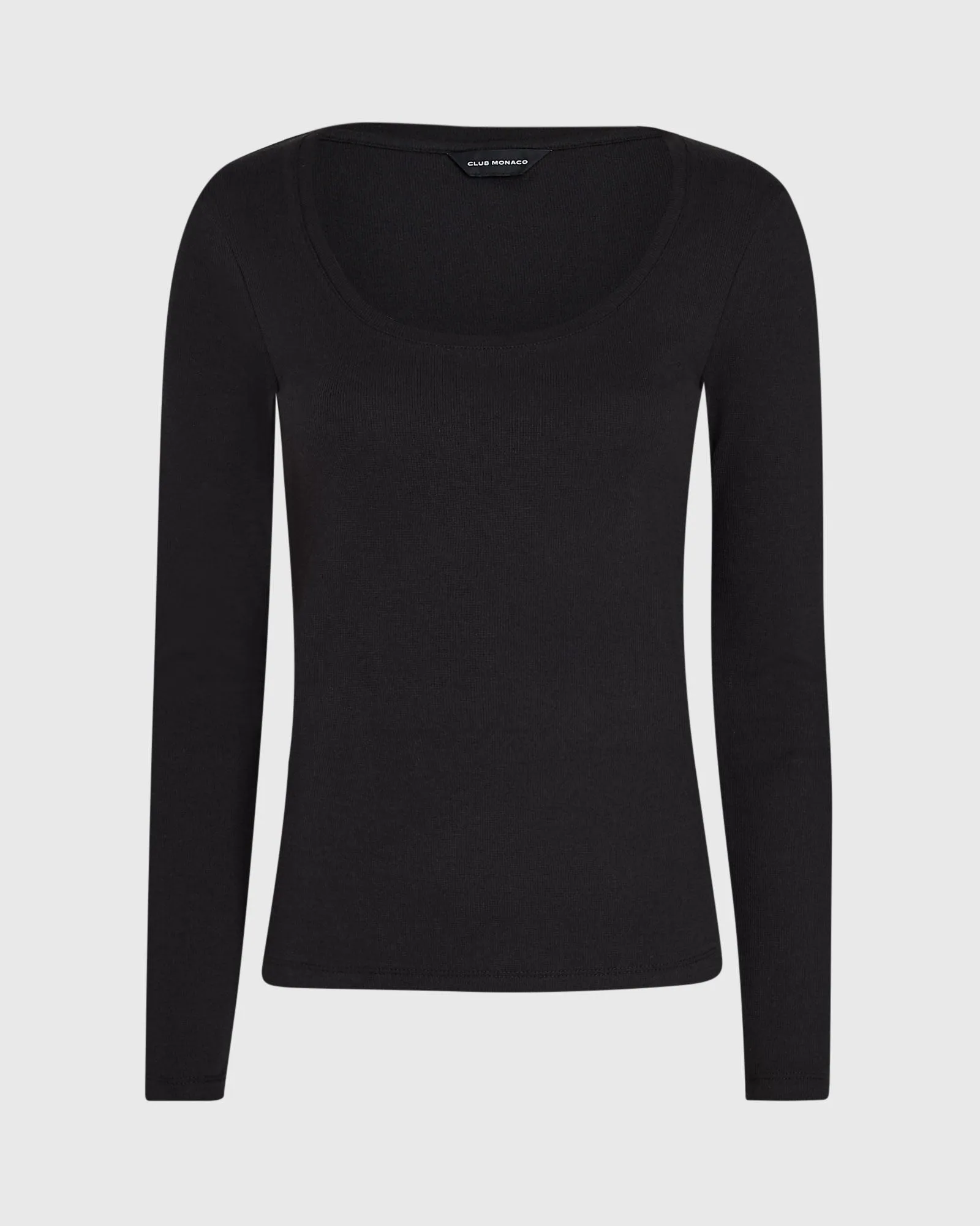 Bowee Long-Sleeve Scoop Neck Tee sold by Club Monaco product image thumbnail 5