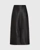 A-Line Leather Midi Skirt sold by Club Monaco