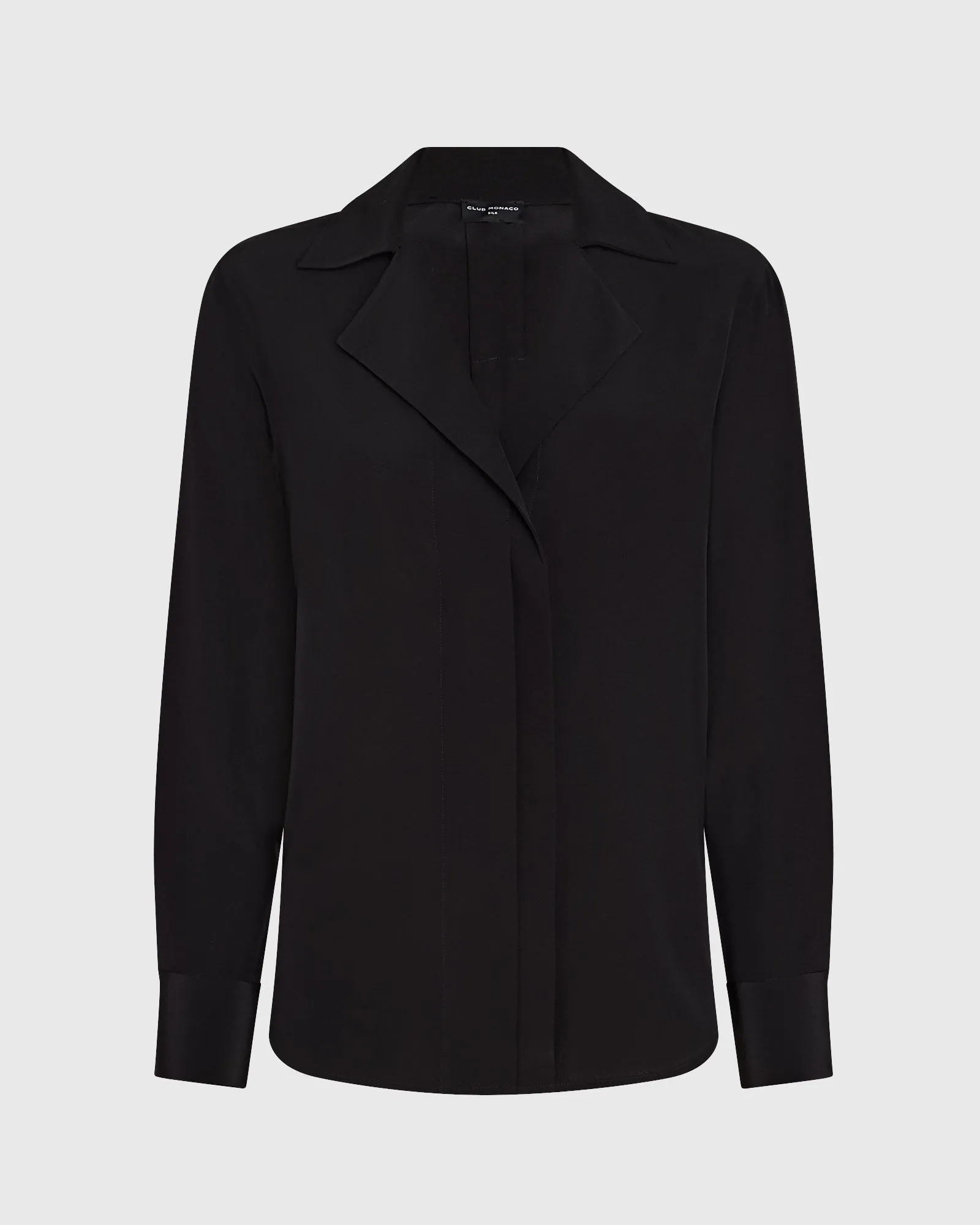 Silk Open-Neck Blouse sold by Club Monaco product image thumbnail 5