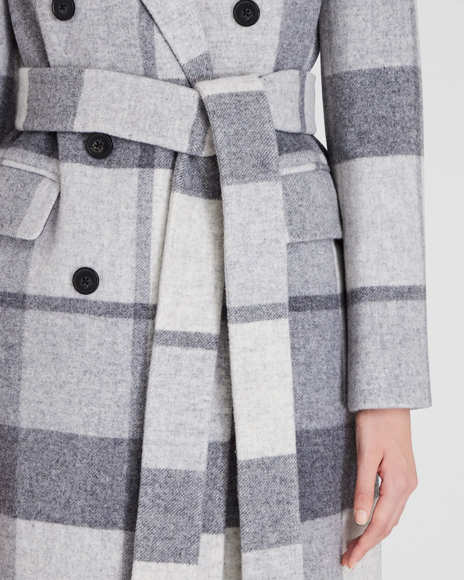 Belted Double-Breasted Coat sold by Club Monaco product image thumbnail 2