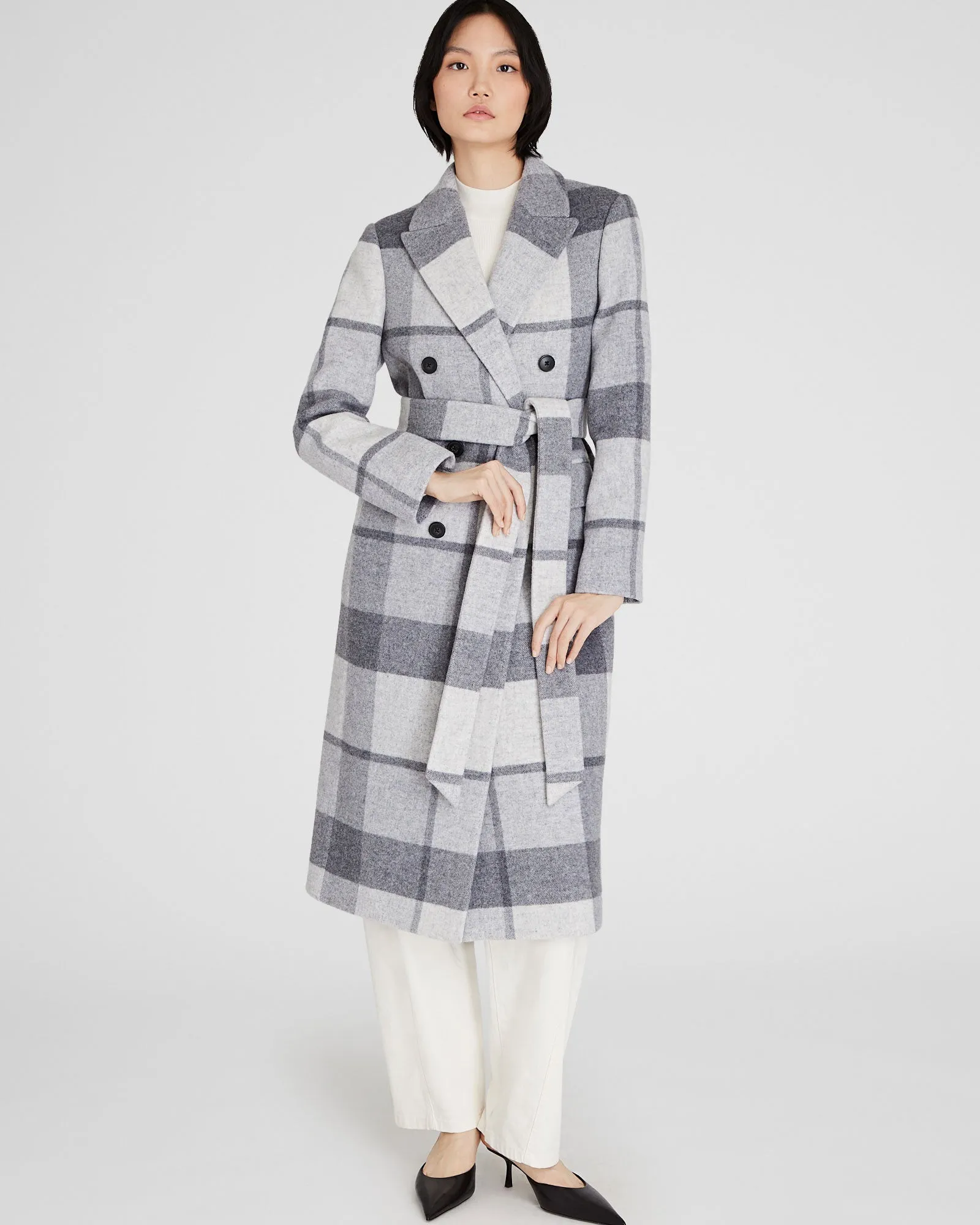 Belted Double-Breasted Coat sold by Club Monaco product image thumbnail 4
