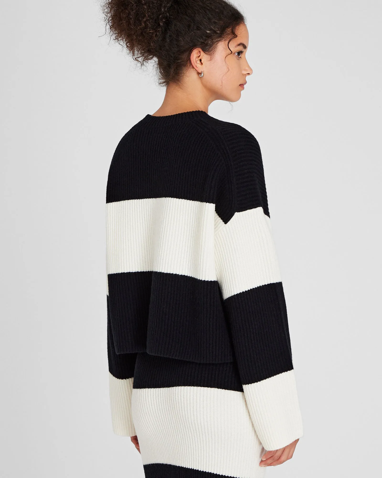 Striped Wool Blend Sweater sold by Club Monaco product image thumbnail 3