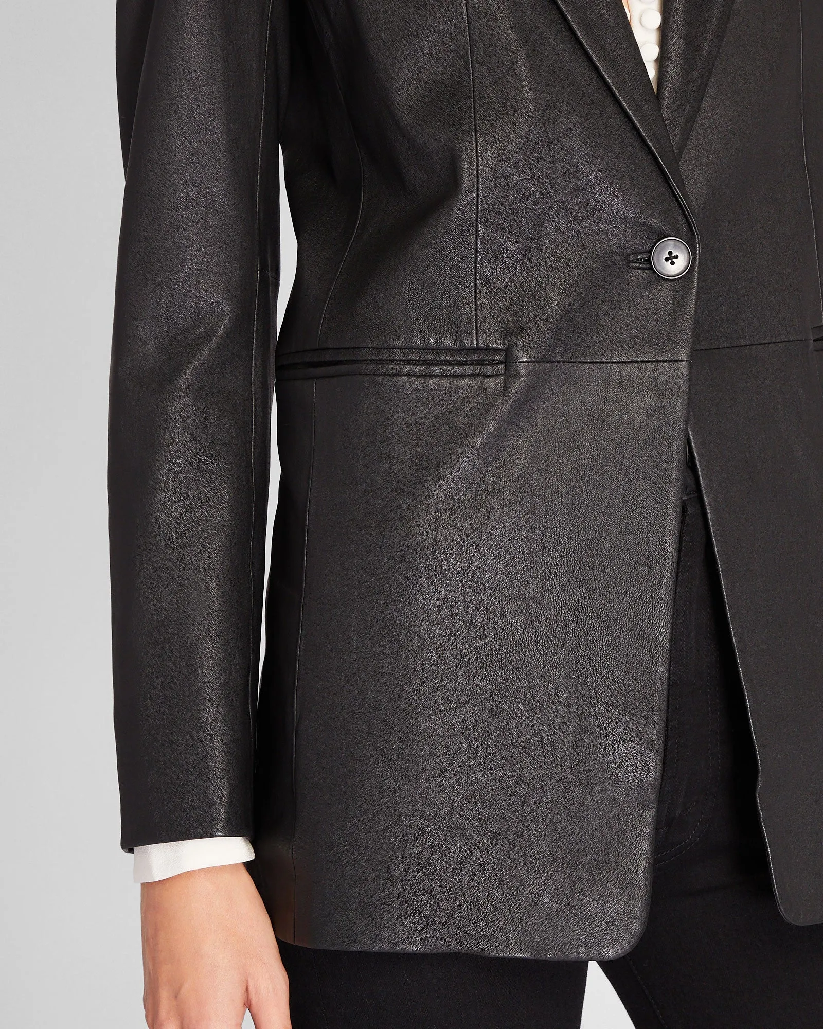 Leather Blazer sold by Club Monaco product image thumbnail 3