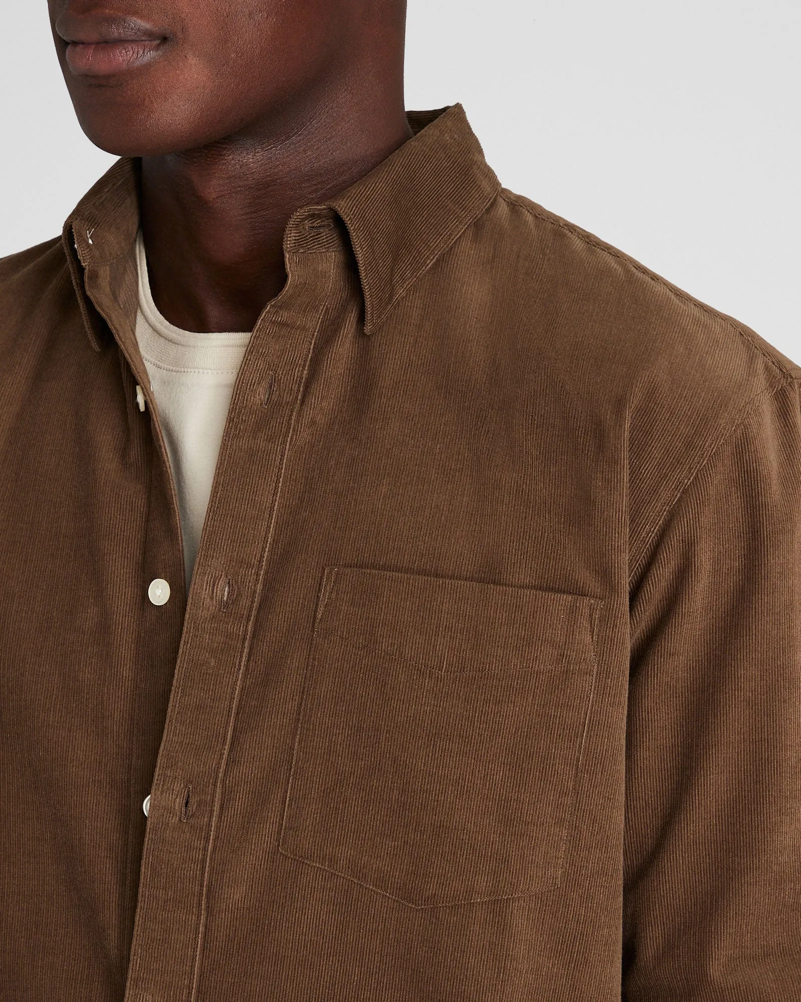 Long-Sleeve Corduroy Shirt sold by Club Monaco product image thumbnail 2