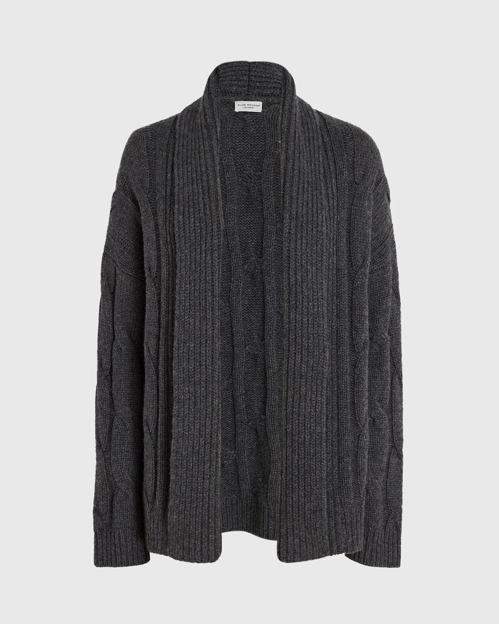 Cashmere Cable Wrap Cardigan sold by Club Monaco product image thumbnail 5
