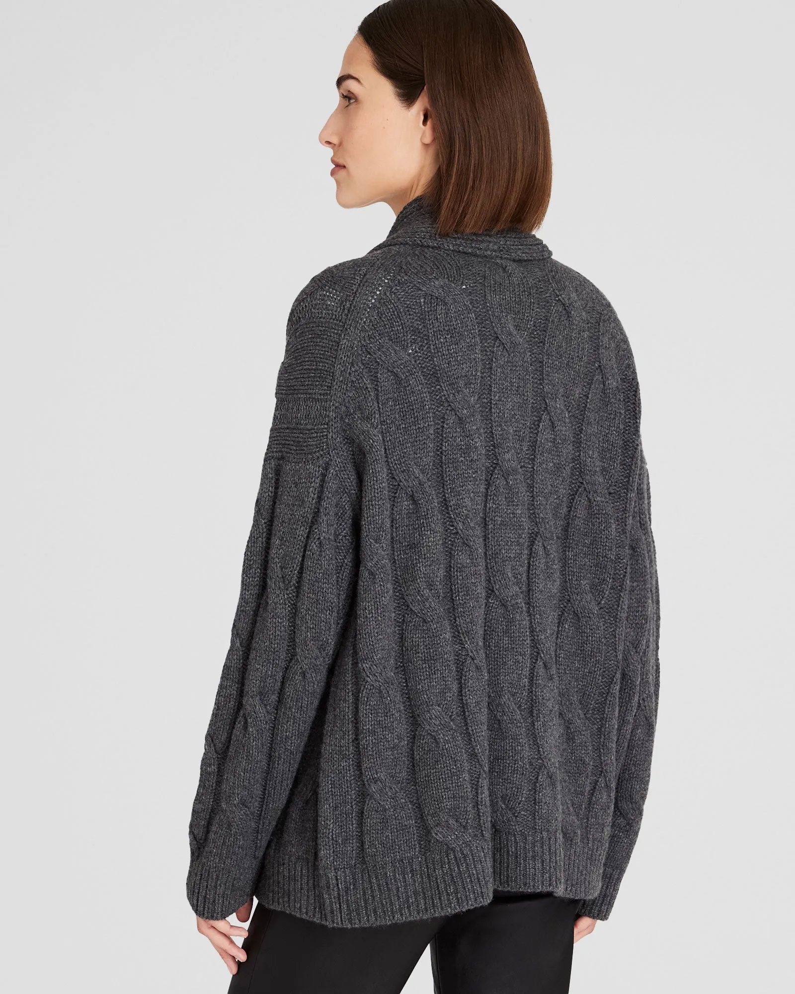 Cashmere Cable Wrap Cardigan sold by Club Monaco product image thumbnail 4
