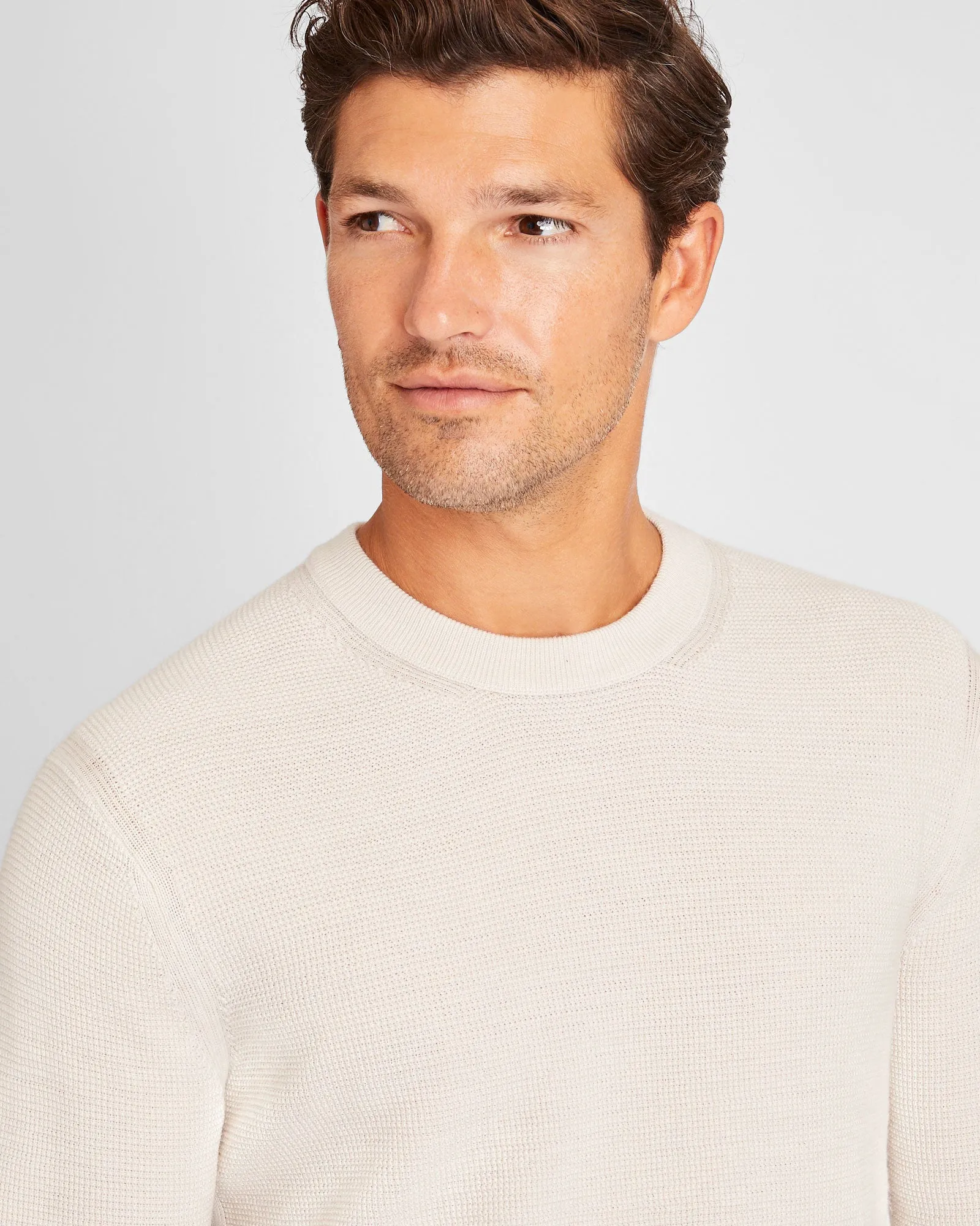 Refined Textured Wool Sweater sold by Club Monaco product image thumbnail 3