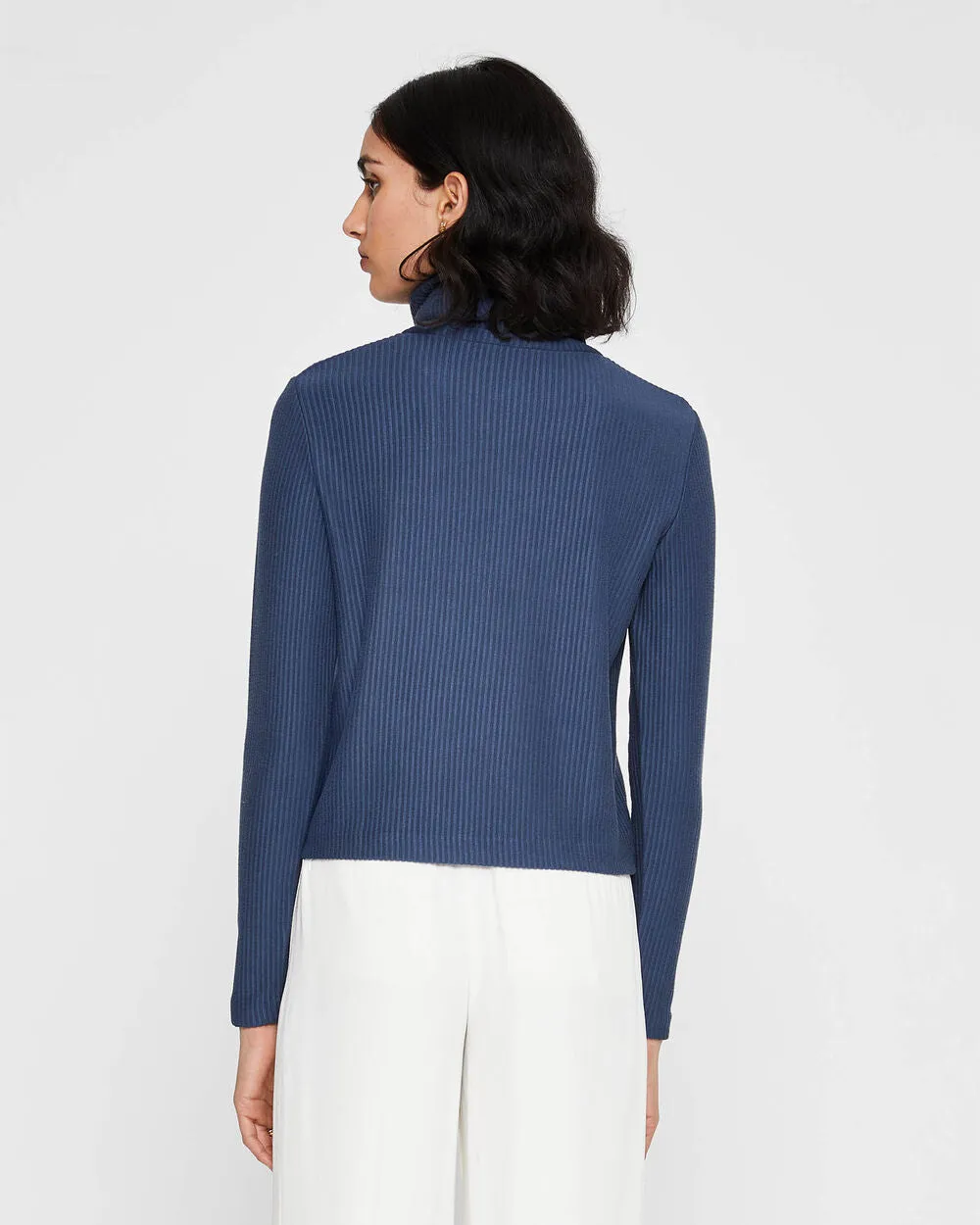 Meredy Rib-Knit Turtleneck Top sold by Club Monaco product image thumbnail 3