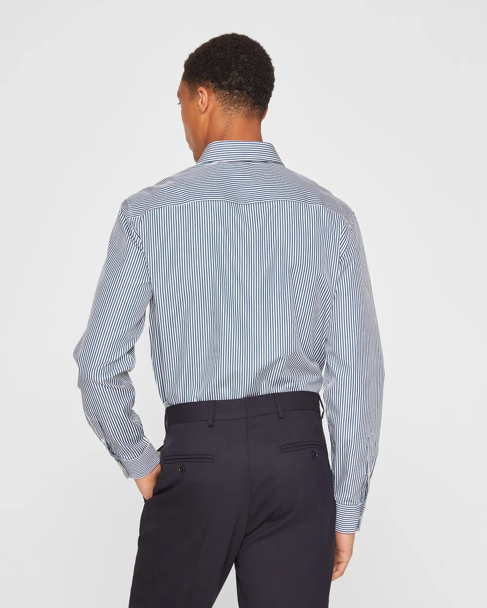 Stripe Poplin Dress Shirt sold by Club Monaco product image thumbnail 3