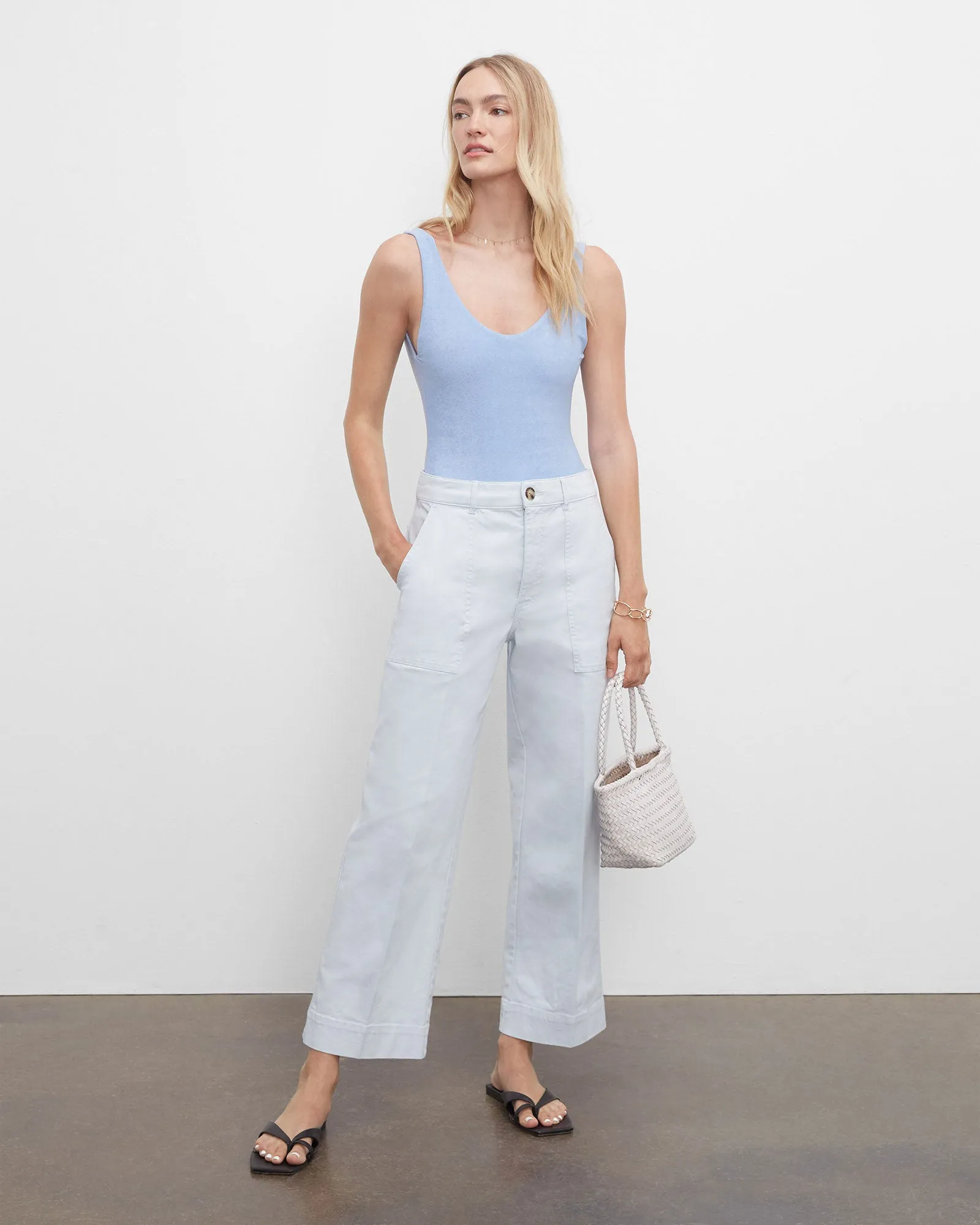 Jade Contour One-Piece Swimsuit sold by Club Monaco product image thumbnail 5