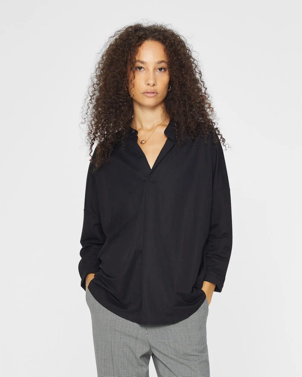 Long-Sleeve Jandina Knit Top sold by Club Monaco