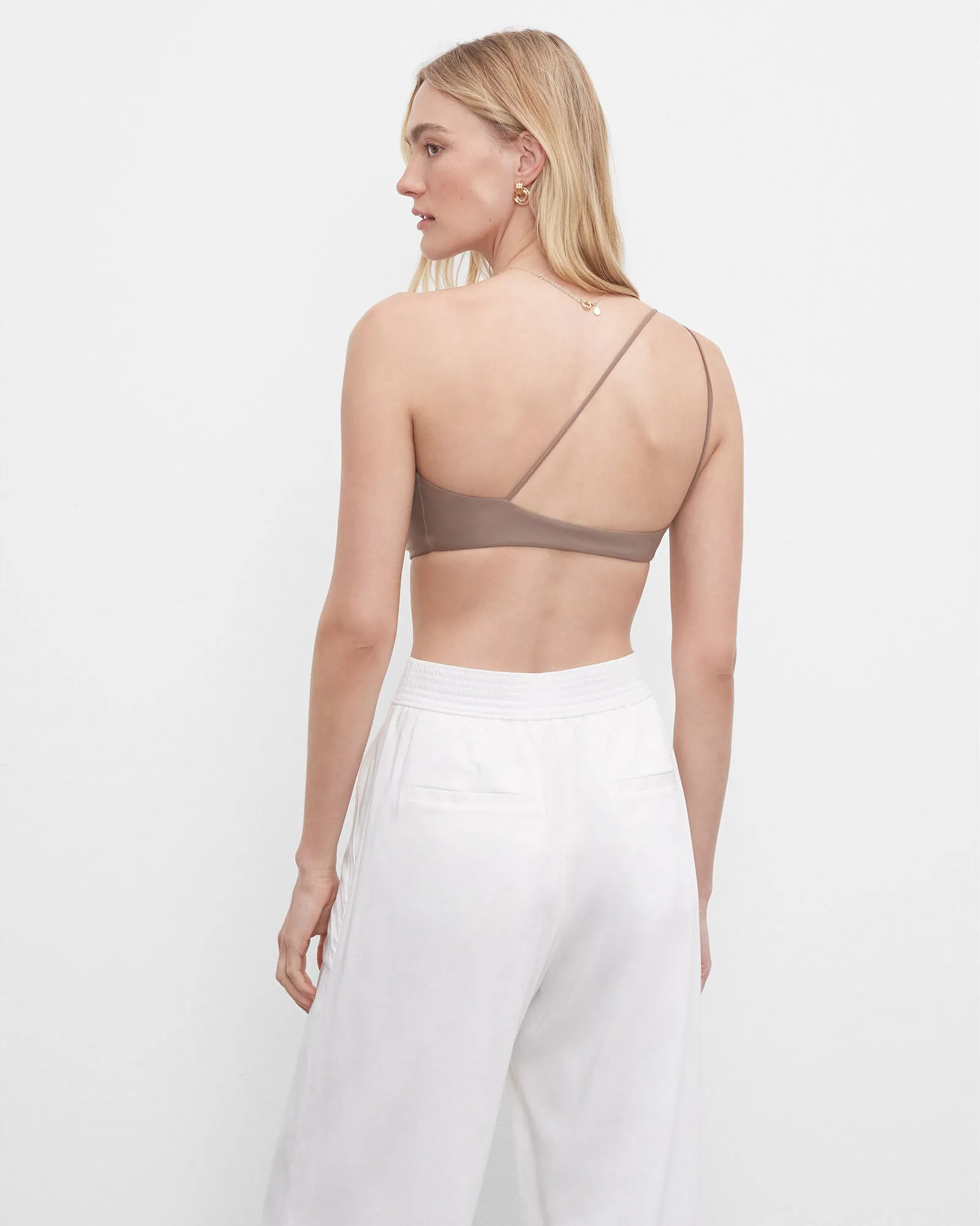 Jade Apex One-Shoulder Bikini Top sold by Club Monaco product image thumbnail 2