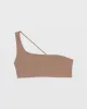 Jade Apex One-Shoulder Bikini Top sold by Club Monaco