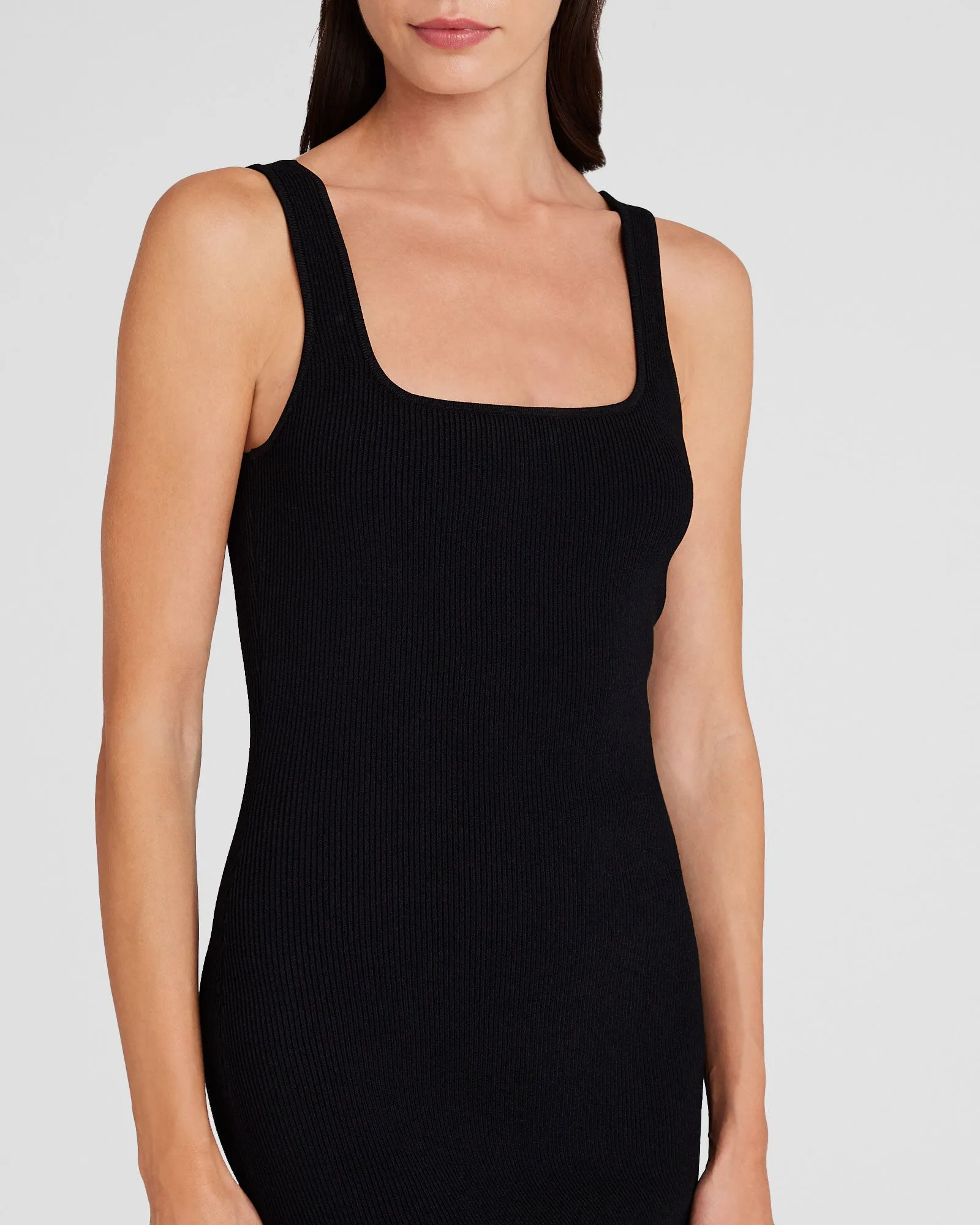 Square Neck Tank Midi Sweater Dress sold by Club Monaco product image thumbnail 3