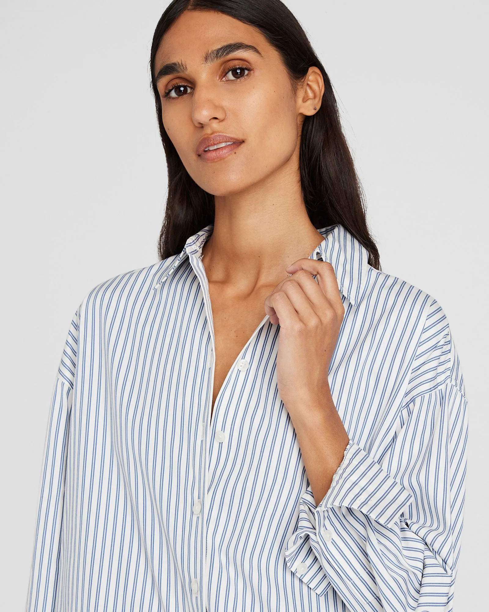 Striped Classic Button-Down Shirt sold by Club Monaco product image thumbnail 4
