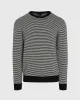 Wool-Blend Striped Crewneck Sweater sold by Club Monaco