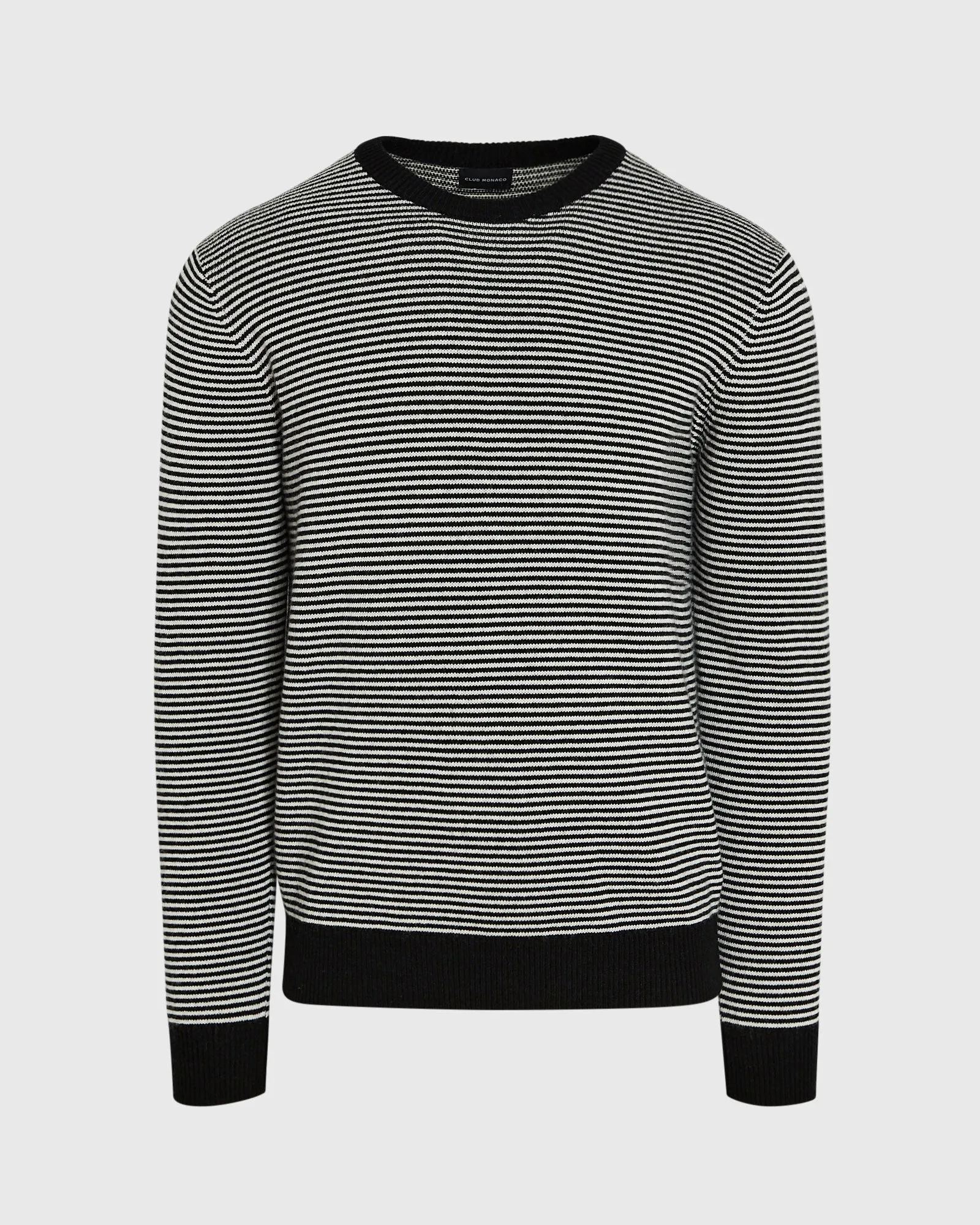 Wool-Blend Striped Crewneck Sweater sold by Club Monaco product image thumbnail 5